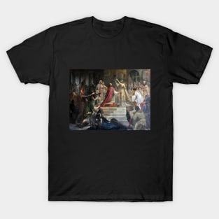 Coronation of Charlemagne - Friedrich Kaulbach T-Shirt